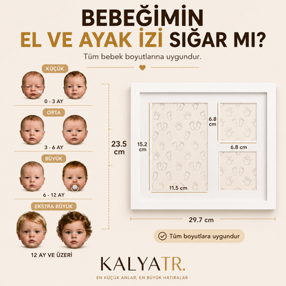 KalyaTR  Bebek El Ayak İzi Seti