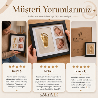 KalyaTR  Bebek El Ayak İzi Seti